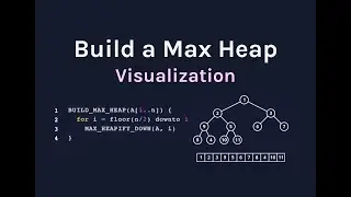 Build a Max Heap (code visualization)