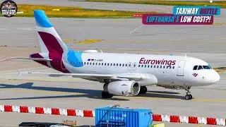 [4K] TRIP REPORT | Eurowings A319 Economy Class | Hamburg ✈ Budapest | Racing on the Taxiway