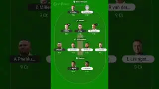 RAJ PR vs MUM CT || #fantasyteam #sat20league #t20southafrican #league #sa2024 #dream11 #shorts