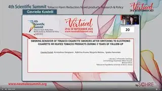 Gavriella Kostelli - SMOKING BEHAVIOR OF TOBACCO CIGARETTE SMOKERS AFTER SWITCHINGTO ELECTRONIC...