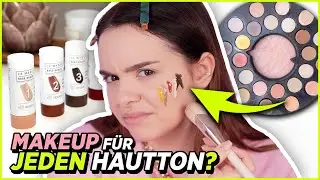 Die PERFEKTE Foundation Farbe für JEDEN? 😳 Ich teste Makeup zum SELBST MISCHEN! 🤨