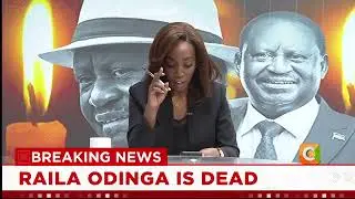 Footage of Raila&rsquo;s body being wheeled to the morgue at the Devamatha Hospital in India