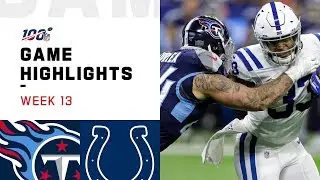 Titans vs. Colts Week 13 Highlights | NFL 2019