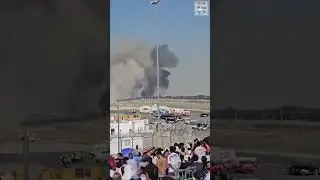 IAF Tejas Fighter Jet Crashes at Dubai Airshow 2025