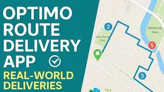 Optimo Route Delivery App. Real World Deliveries. #optimoroute #florists #realtimetracking