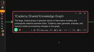 1Cademy Knowledge Graph Series: Part 1 - Shared Knowledge Graph