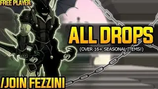 AQW - /JOIN FEZZINI (ALL Salvaza BOSS Drops & ALL Monster Drops) (SEASONAL) + ITEM Showcase!