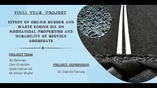 Effect of Crumb Rubber and WEO on Mechanical properties and durability of Recycled Aggregate