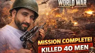 🔥 WORLD WAR GAME | Mission Complete 💥 Killed 40 Enemies l Beautiful voice commentary 