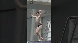 Dancing controls my diving nerves 🎶😂 #springboarddiving