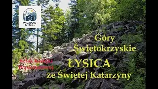 Łysica Góry Świętokrzyskie czerwony szlak ze Świętej Katarzyny