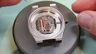 Механизм часов Miyota 2115 с заводной головкой и штоком