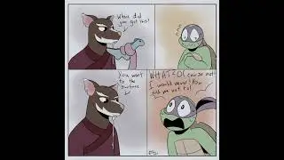 Tmnt comic dub Childhood dreams Stay with me #tmnt12 #saverottmnt