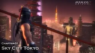 NINJA GAIDEN II SIGMA | CHAPTER 01 | SKY CITY TOKYO | NeverQuit Gameplay