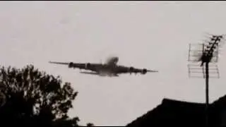 Emirates A380 landing over the neighbourhood. Tracked using Flight Radar 24