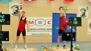 Strekalovskih (RUS) VS Ginko (LAT) / Дуэль в рывке Стрекаловских : Гинько