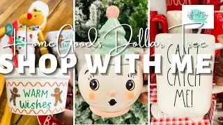 SHOPPING HOMEGOODS AND DOLLAR TREE FOR CHRISTMAS DECOR, GINGERBREAD, RAE DUNN