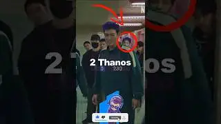 ESCENA ELIMINADA SECRETA SIEMPRE HUBO 2 THANOS  🦑🤯  #shorts #thanos #squidgame #curiosidades