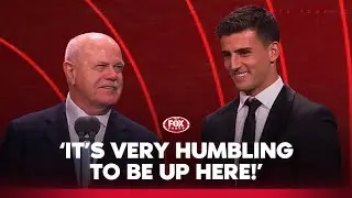 Lethal shares the similarities between Peter & Nick Daicos after he's crowned MVP 🏅 | AFL Awards