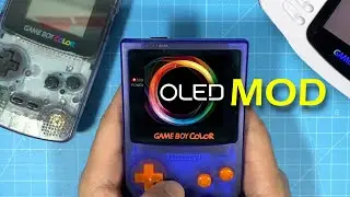 🟢Super pantalla OLED en tu GAME BOY Color!!!!! #oled #gameboycolor #gameboymods