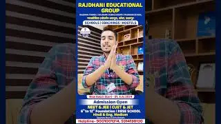 NEET & JEE | CUET & JET l 6th to 12th Foundation | Admission Open | Call- 9001001314, 9314130130