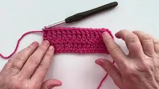 How to Crochet a Triple Crochet Stitch - including the second and remaining rows