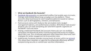 Buy Facebook Ads Accounts #getsmmus #account #facebookads