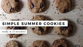 Lavender Chocolate Chip Cookies
