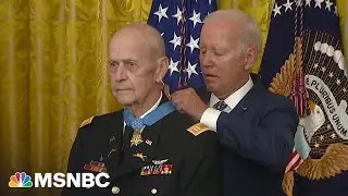 Biden awards nation’s highest military honor to a Vietnam-era Army pilot