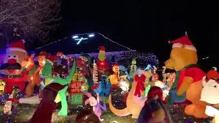 Madison Mississippi | Christmas display | Indian Pines Lane Madison County | Dec 2020