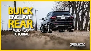 Truck Hardware Gatorback 2018-24 Buick Enclave Rear Mud Flap Installation