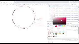 How to Create Objects Around the Circle using HTML, CSS and JavaScript | Demo