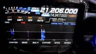 Yaesu FT 710. 21Мгц.
