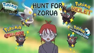 CATCHING A SHINY ZORUA IN EVERY GAME IN 24 HOURS || RANCH-O-RAMA RECAP