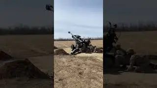 Artillery Crew Taking Cover &mdash; Raw Footage PromptHandheld smartphone-style