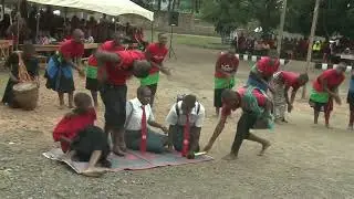 Cultural dance by team South Africa