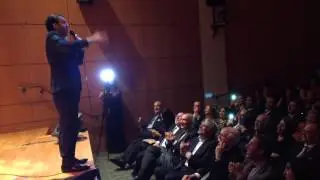 ANDRE AZOULAY AWARD CEREMONY New York - DAVID SERERO sings 
