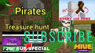 Minecraft Hive Pirate Hunt Key Run (+NEWS FOR 200 SUB SPECIAL!)
