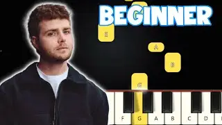 Eternity - Alex Warren | Beginner Piano Tutorial | Easy Piano
