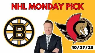 NHL Picks TODAY! Boston Bruins vs Ottawa Senators NHL Pick l Monday 10/27/25 l Vernon&rsquo;s Best Bets