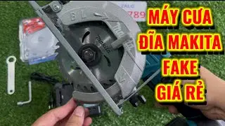 Máy cưa Đĩa MAKITA FAKE Lắp Lưỡi 125 Cắt Đa Năng Hàng Loại 1 Lõi Đồng Không Chổi Than