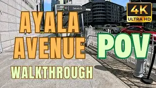AYALA AVENUE MAKATI WALK TOUR IN 2025 | POV | NO COMMENTARY | WALKTHROUGH | PHILIPPINES | 4K UHD