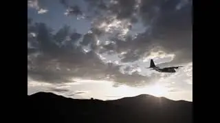Element 3D  AC - 130 Fly (After Effects) 2024