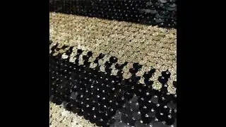 5mm stripe sequin fabric #sequinembroidery #sequins #sequinmaterial