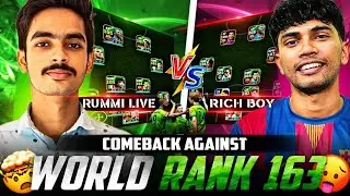 RUMMILIVE  🆚 RICH BOY  | WORLD RANK 163 🤯 | FRIENDLY MATCH 🥶🥵 |  RUMMI LIVE  eFOOTBALL 25