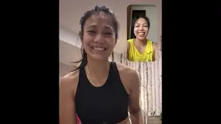 melonchicharon is live with Blessie - 700 reps workout with burpees, abs, legs, cardio
