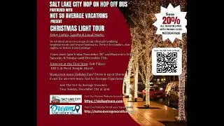 We partnered with Salt Lake City Hop On Hop Off Bus Tous for their Christmas Lights Tour.