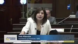 Asamble&iacute;sta In&eacute;s Alarc&oacute;n - Sesi&oacute;n 052 - Cambio del orden del d&iacute;a