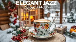 Cozy Winter Coffee Shop Jazz ❄️ Relaxing Cafe Music for Focus, Study & Productive Work