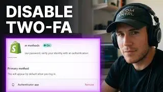 How to Deactivate Two Step Authentication on Shopify (2026) | Account Security